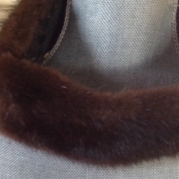 Brown Mink Headband, Neck Warmer or Scarf - Picture 6 of 6